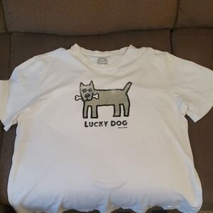 Life Is Good women White Crusher Tee size XXL